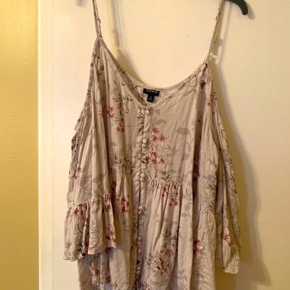 Torrid Cold Shoulder Top - Picture 1 of 4